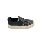 Damen Slip-On Sneakers mit modischem Schlangenleder-Design und praktischem Elastikeinsatz R&B
