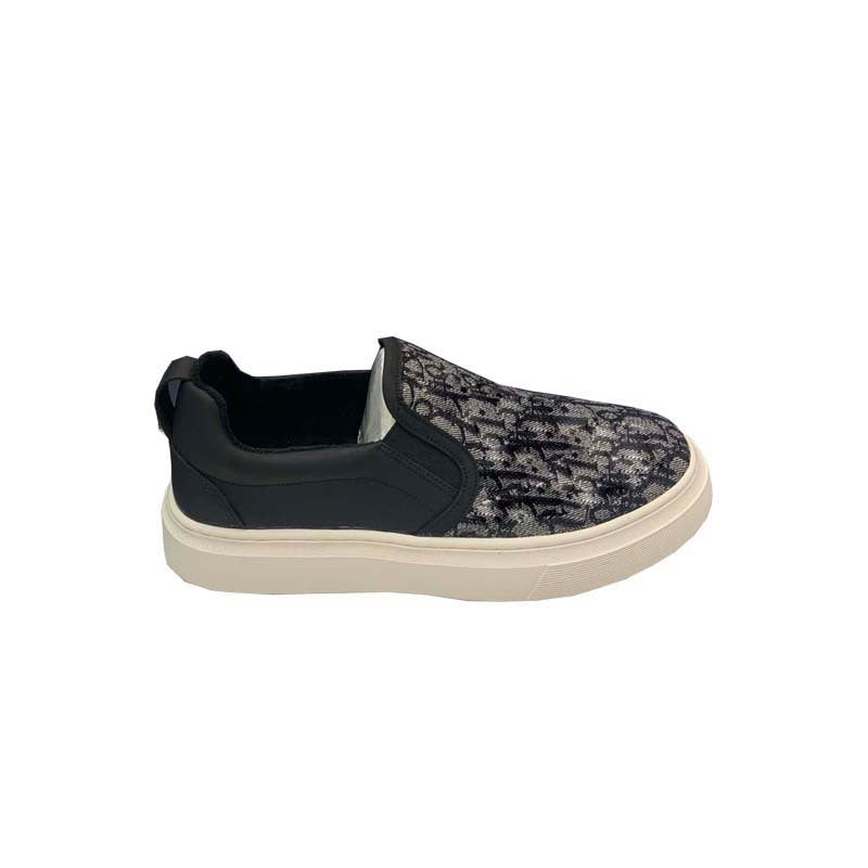 Damen Slip-On Sneakers mit modischem Schlangenleder-Design und praktischem Elastikeinsatz R&B