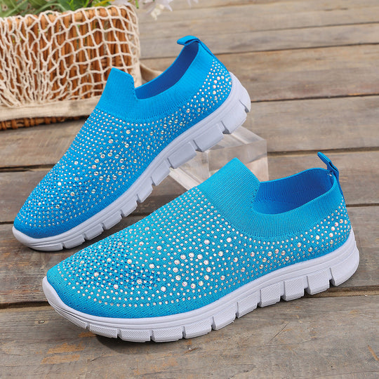 Damen Bequeme Slip-On Sneakers mit atmungsaktivem Obermaterial R&B