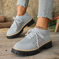 Damen Sportliche Strick-Sneaker mit rutschfester Sohle R&B