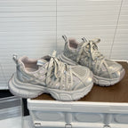 Damen Sportliche Lauf-Schuhe mit atmungsaktivem Mesh-Obermaterial und dämpfender Sohle R&B
