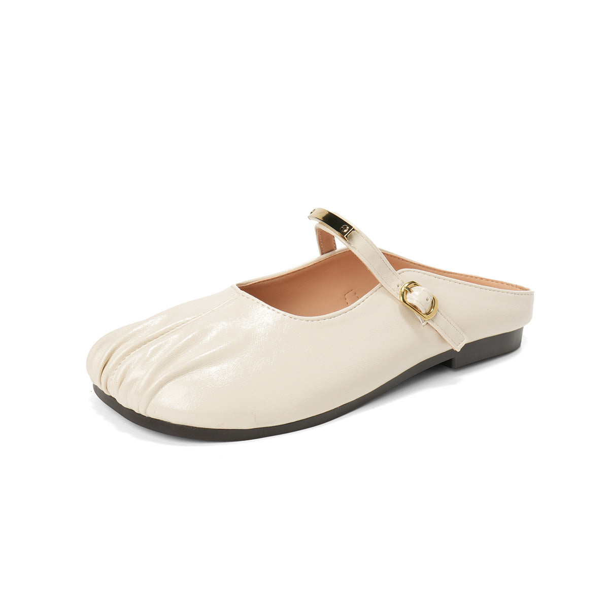 Damen Slipper mit Schnallenakzent
