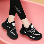 Damen Sportliche Chunky Sneakers mit atmungsaktivem Obermaterial und dämpfender Außensohle R&B