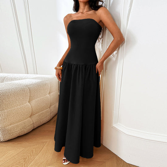 Damen Elegantes Maxikleid mit floralem Akzent R&B