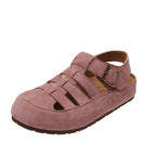 Damen Komfortable Clogs mit elegantem Riemchen und atmungsaktivem Obermaterial R&B