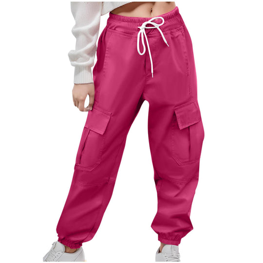 Damen Cargo-Hose mit elastischem Bund und praktischen Seitentaschen R&B