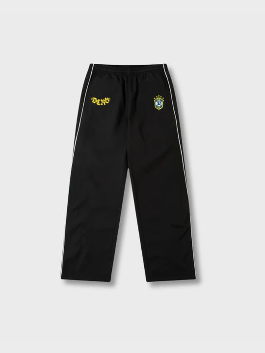Herren nan sportliche Jogginghose mit elastischem Bund, seitlichen Kontrastpaspeln und geradem Schnitt R&B