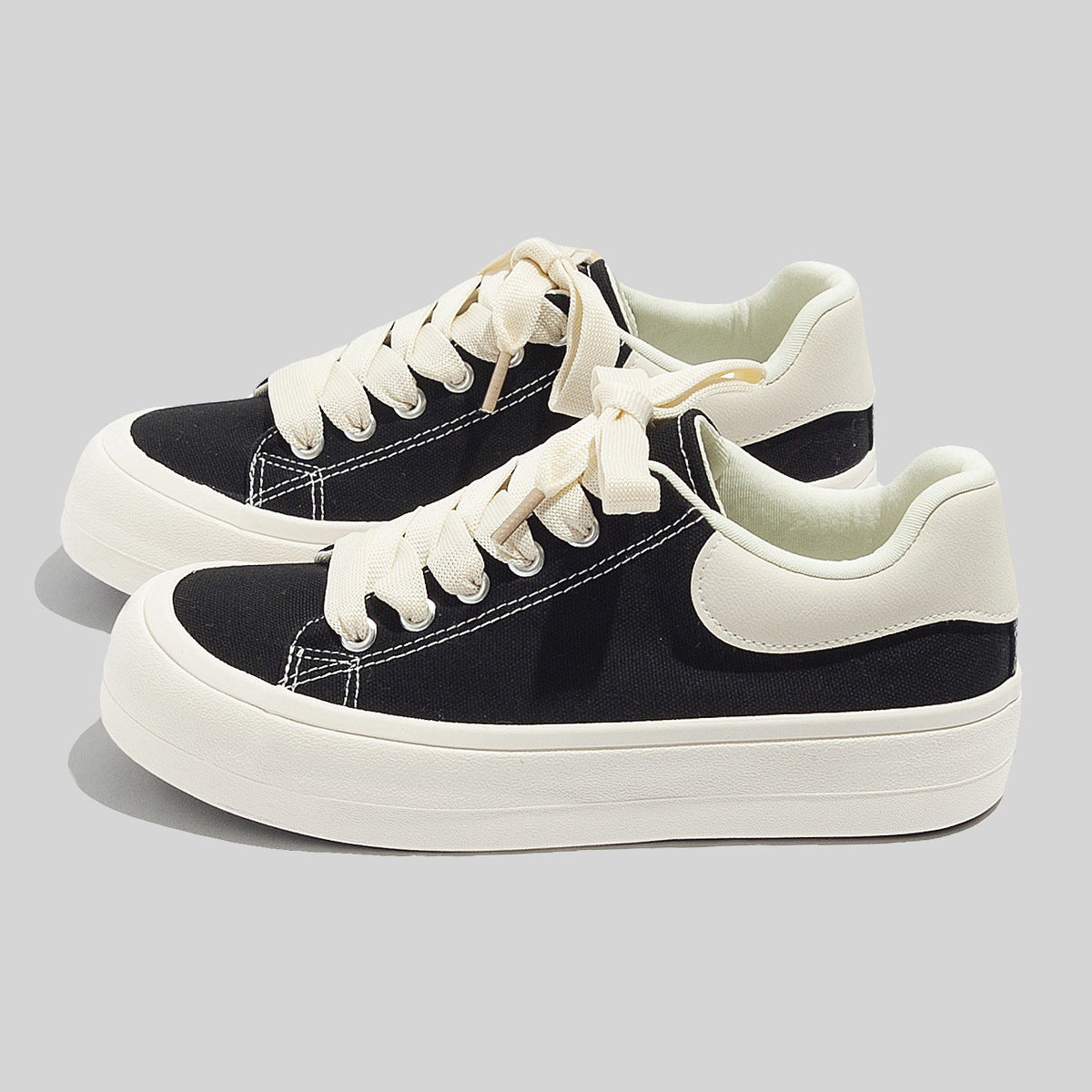 Damen modische Sneakers mit urbaner Flatform und atmungsaktiven Obermaterialien