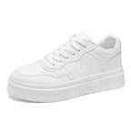 Damen Sportliche Platform Sneakers mit modischem Design und atmungsaktiver Obermaterialstruktur