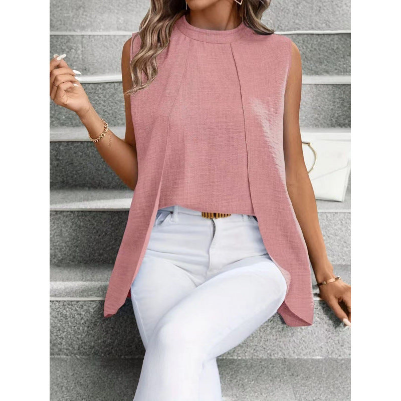 Damen Elegantes Trägershirt mit fließendem Schnitt und lässigem Fall R&B