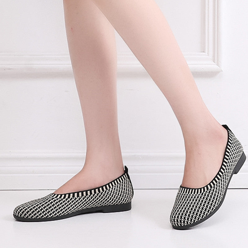 Damen Bequeme Ballerinas mit elastischer Sohle R&B