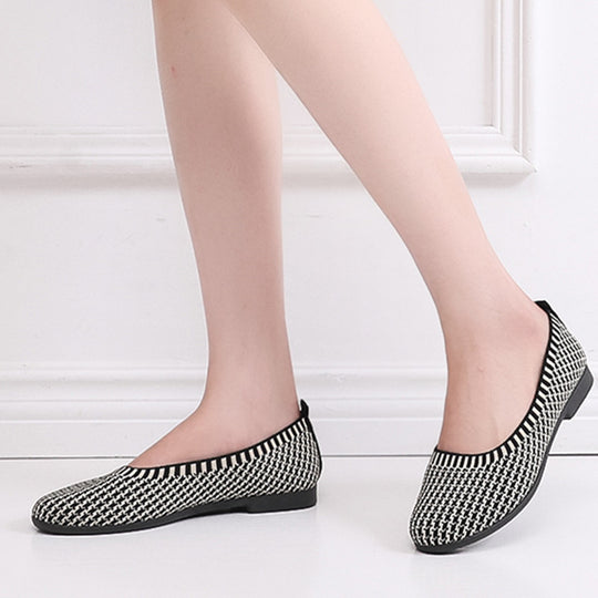 Damen Bequeme Ballerinas mit elastischer Sohle R&B