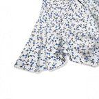 Damen Bluse mit floralem Muster und Rüschenärmeln R&B