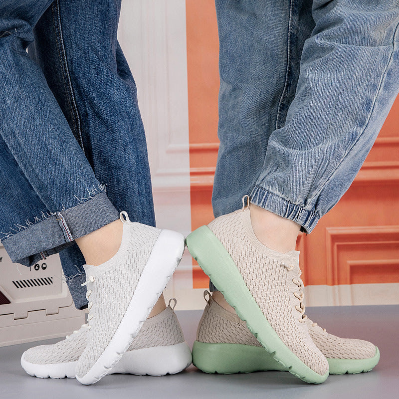 Damen Hochleistungs-Laufschuhe mit atmungsaktiver Mesh-Oberfläche und stoßdämpfender Sohle R&B