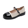 Damen Mary-Jane Schuhe mit glänzendem Lack und verstellbarem Riemen