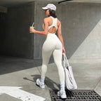 Damen Sportlicher einteiliger Bodysuit mit hohem Kragen und Reißverschluss R&B