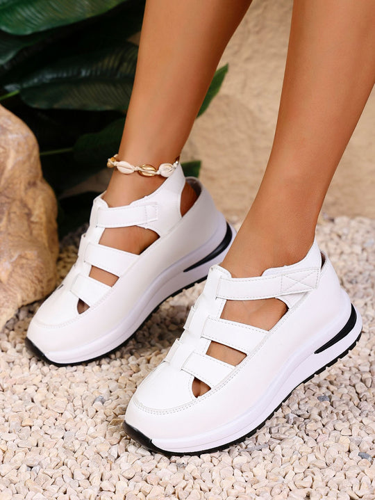 Damen Sportliche Keilsandalen mit atmungsaktiver Konstruktion und rutschfester Sohle R&B