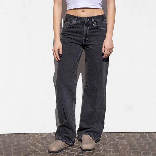 Damen Weite Jeanshose R&B