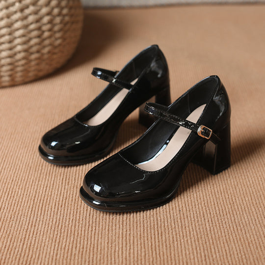 Damen Slingback-Pumps mit elegantem Fesselriemen und komfortablem Blockabsatz Heidi Mode