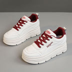 Damen modische Sneaker mit komfortabler Plattform-Sohle R&B
