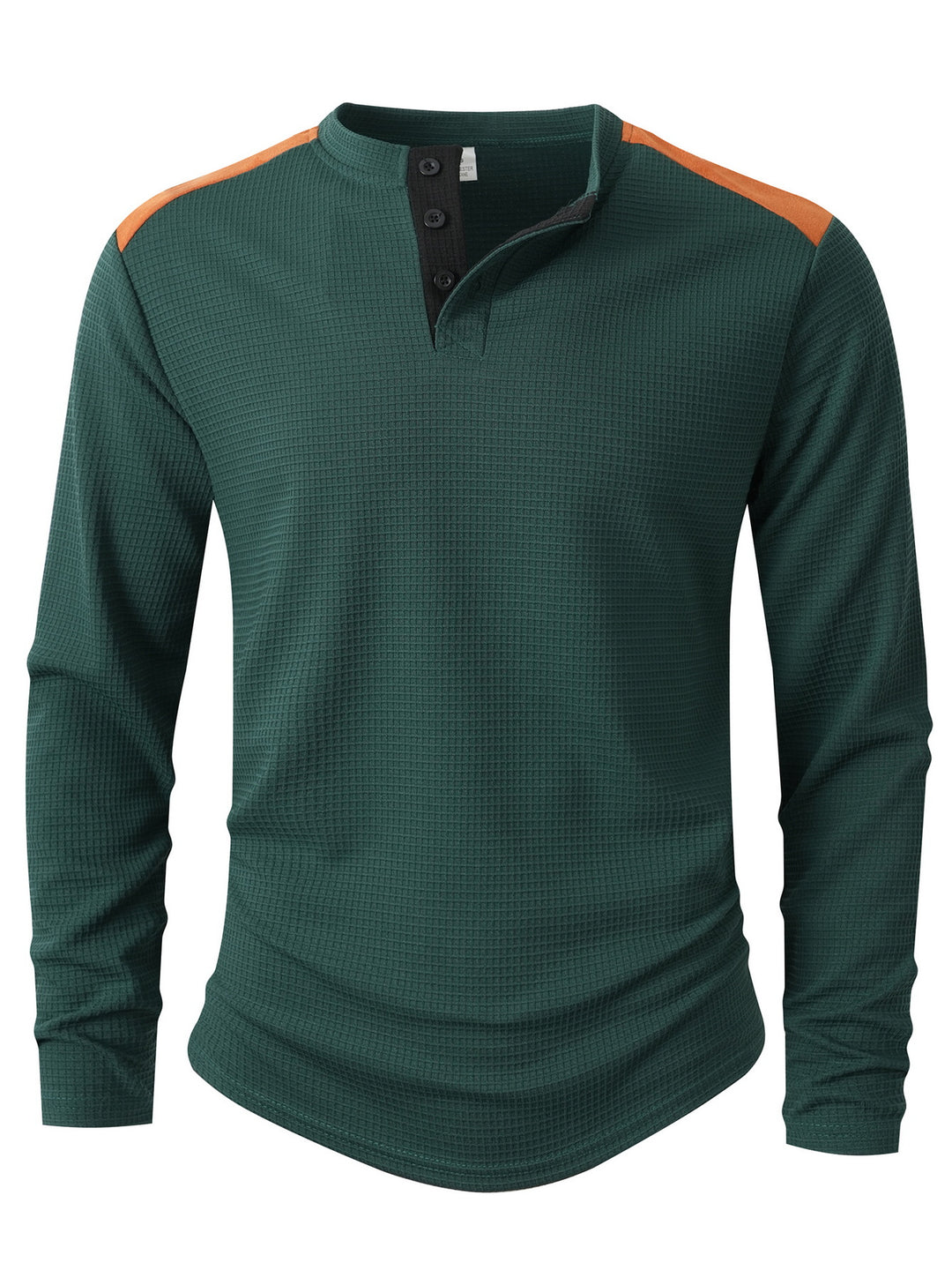 Herren Langarmshirt mit einzigartigem Strukturdesign R&B