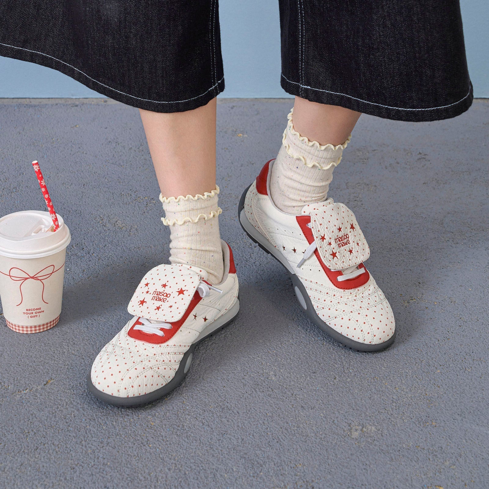 Damen Freizeit-Sneaker mit bequemem Klettverschluss und atmungsaktiver Sohle R&B