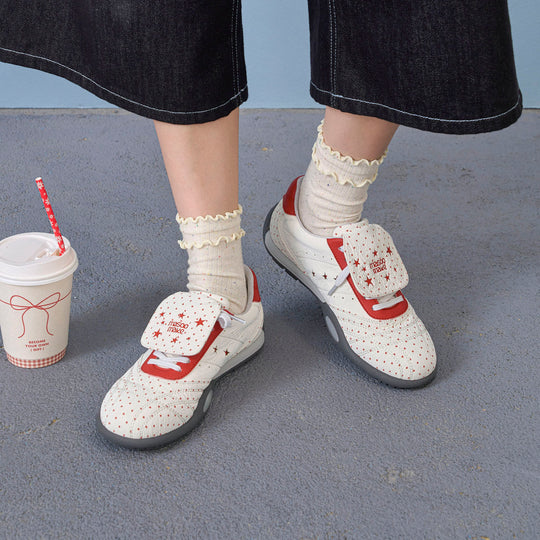 Damen Freizeit-Sneaker mit bequemem Klettverschluss und atmungsaktiver Sohle R&B