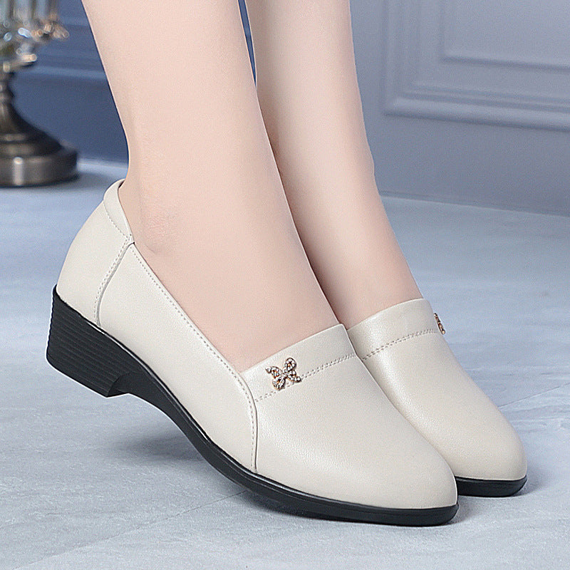 Damen elegante Slipper mit modischem Schmuckdetail und bequemer Sohle R&B
