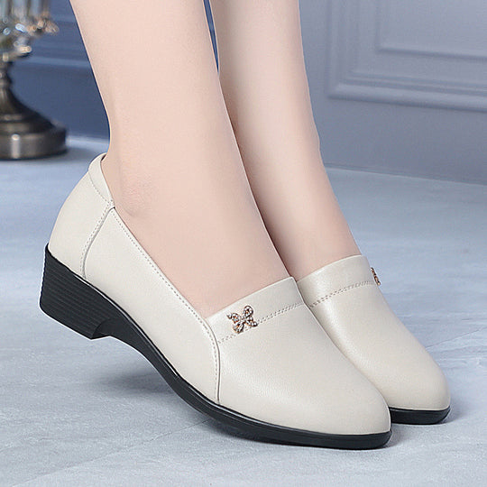 Damen elegante Slipper mit modischem Schmuckdetail und bequemer Sohle R&B