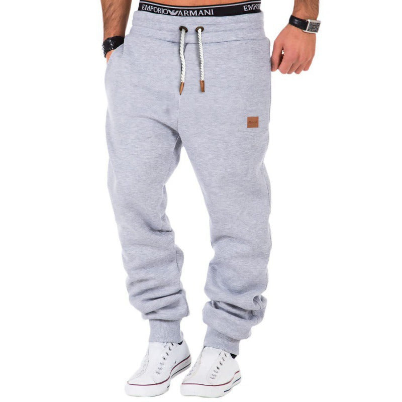 Herren modische und bequeme Sweatpants mit elastischem Bund und seitlichen Taschen R&B
