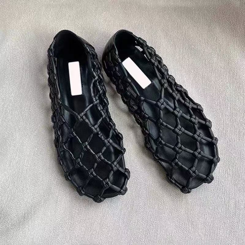 Damen Freizeit-Ballerinas mit atmungsaktiver Netzstruktur und rutschfester Sohle R&B