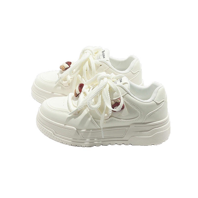 Damen Modische Sneakers mit einzigartigen Schnürdetails und verstärkter Sohle