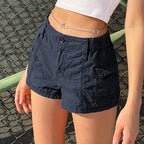 Damen Cargo-Shorts mit elastischem Bund und praktischen Seitentaschen R&B