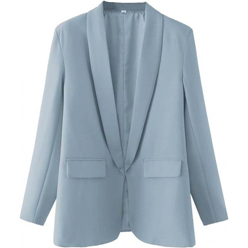 Damen Taillierter Offener Blazer R&B