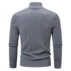 Herren Feiner Strickpullover mit hochabschließendem Kragen