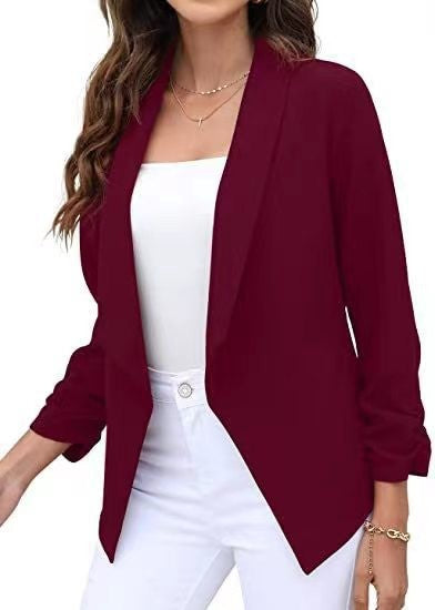 Damen eleganter und luftiger Blazer mit asymmetrischem Schnitt R&B