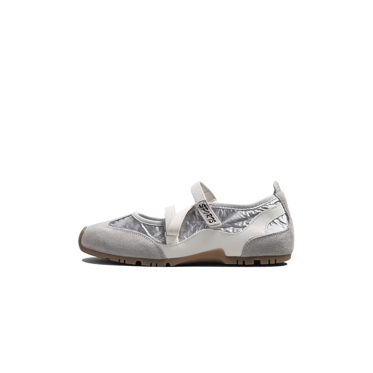 Damen modische Slipper mit verstellbarem Riemen und rutschfester Sohle R&B