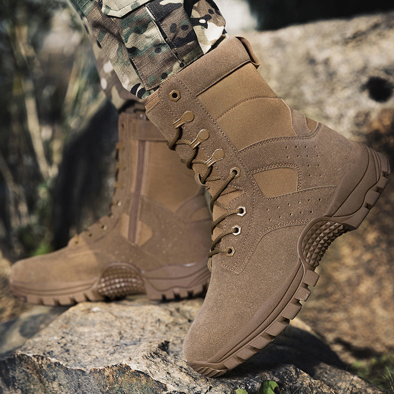 Herren robuste Einsatzstiefel mit hochfestem Obermaterial und rutschfester Sohle R&B
