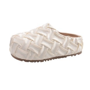 Damen Komfortable Clogs mit geflochtenem Obermaterial R&B