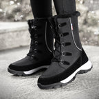 Damen Winterstiefel mit wärmeisolierendem Innenfutter und rutschfester Sohle R&B
