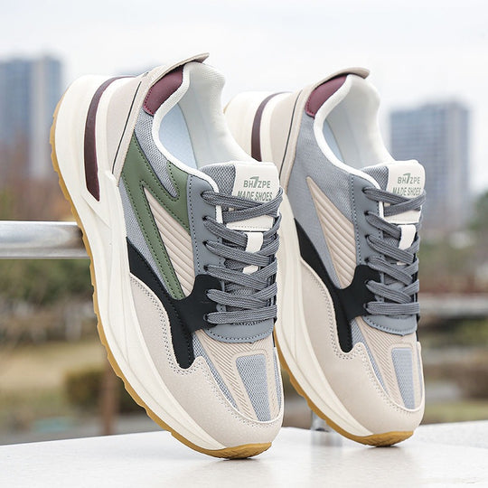 Damen Comfort Sneakers mit atmungsaktiver Mesh-Konstruktion und dämpfendem Fußbett R&B