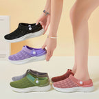 Damen Atmungsaktive Komfort-Schuhe mit elastischem Verschlusssystem