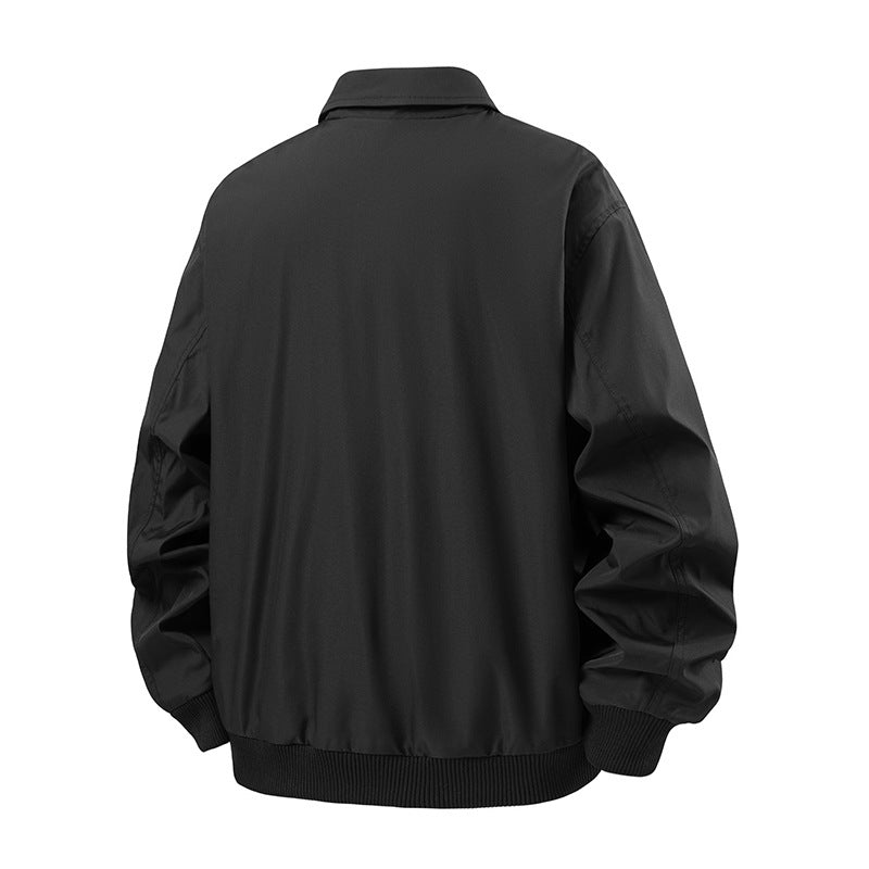 Herren sportliche Bomberjacke mit praktischen Reißverschlusstaschen R&B