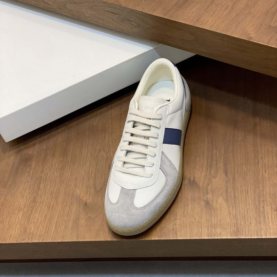 Damen modische Sneakers mit hochwertiger Leder- und Wildlederkombination R&B