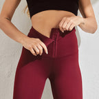 Damen Hochleistungs-Sportleggings mit innovativem Hohembund R&B