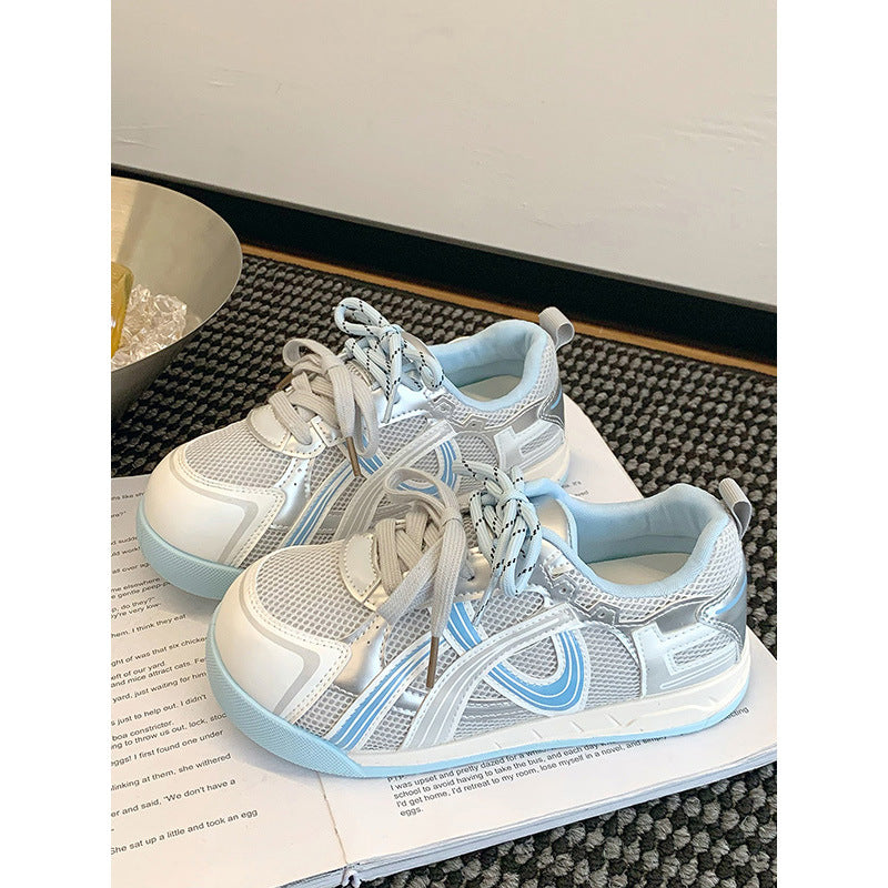 Damen Trendige Sneakers mit atmungsaktiver Mesh-Oberfläche und komfortabler Dämpfung R&B