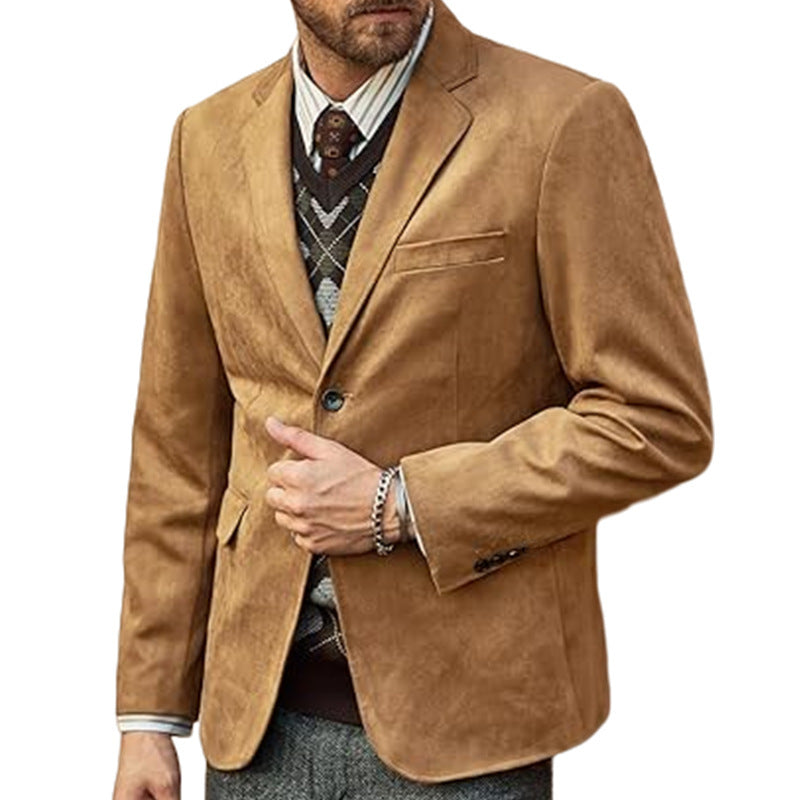 Herren eleganter Sportblazer mit modernem Schnitt und feinen Details R&B