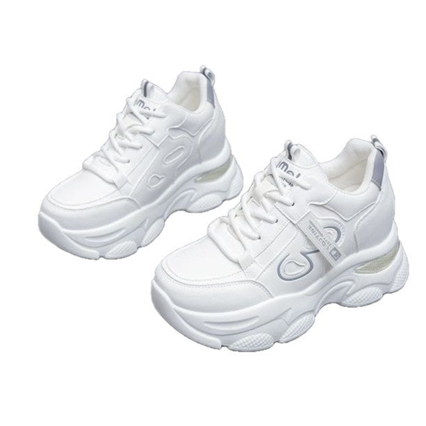 Damen Sportliche Chunky Sneakers mit atmungsaktiven Mesh-Einsätzen und robustem Design R&B