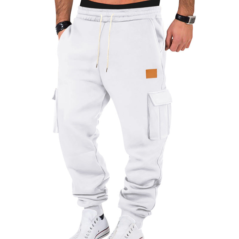 Herren Cargo-Sweatpants mit praktischen Seitentaschen und elastischem Bund R&B