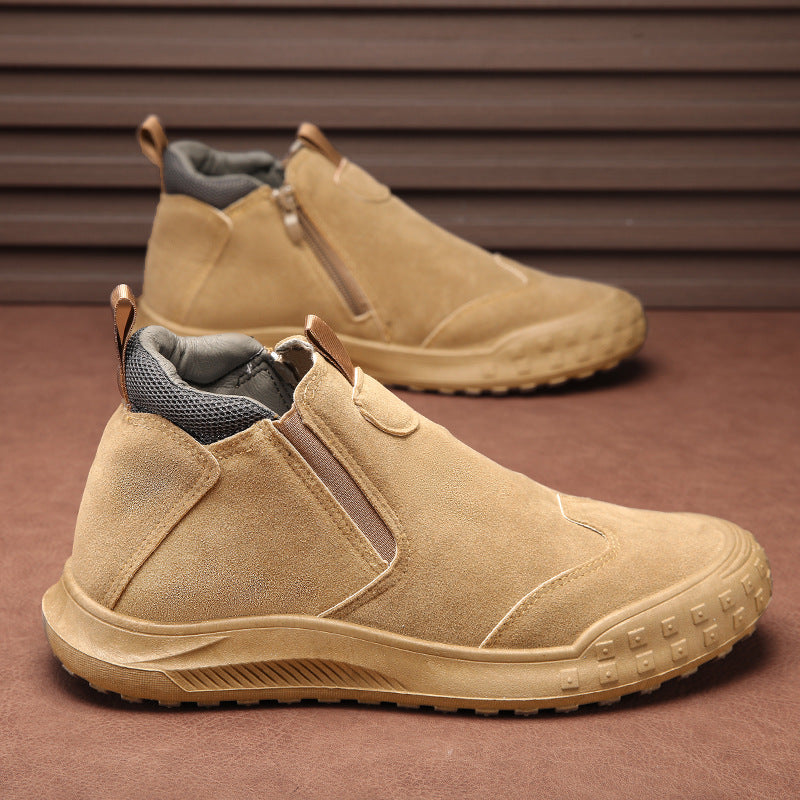 Damen Bequeme und modische Stiefel mit Reißverschluss R&B